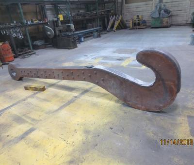 Laminated J-Hook Ladle Beam